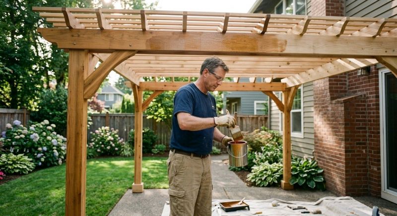 Pergola Sealing in Seattle, WA