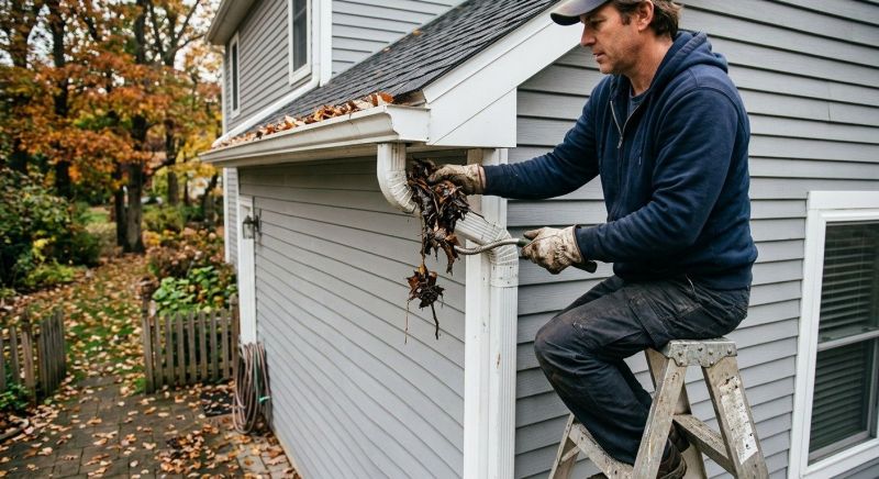 Clogged Gutter Clearing in Richmond, VA