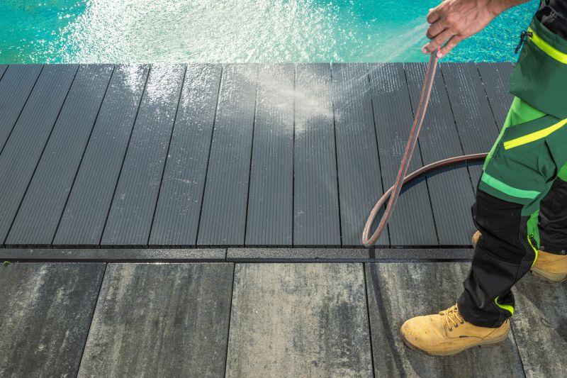 Pool Deck Algae Removal detail