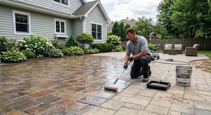 Paver Driveway Sealing in Tacoma, WA